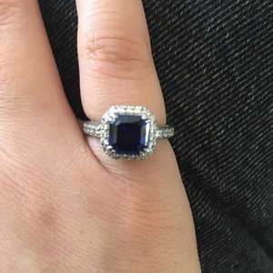 Sterling Silver Cubic Zirconia Ring